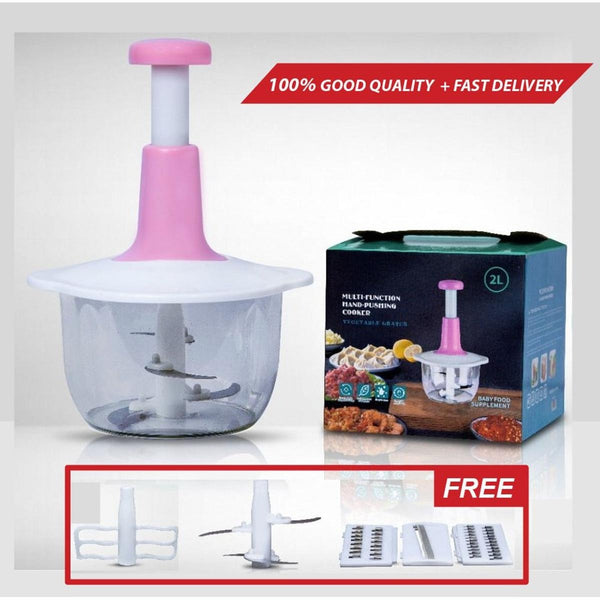 Multi Funtion Hand Pushing Cooker Chopper Manual Tekan Chop Chopper Blender