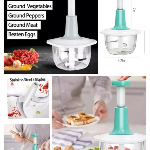 Multi Funtion Hand Pushing Cooker Chopper Manual Tekan Chop Chopper Blender
