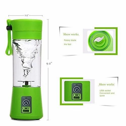 USB Chargeable Juicer Blender 6 Blades Portable Blender Mini 6 Blade Juicer Cup